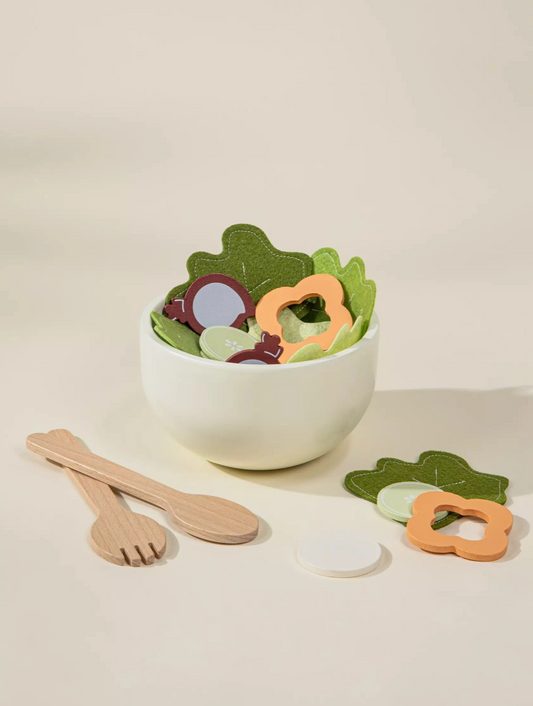 Wooden Salad Playset