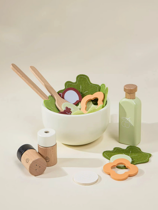 Wooden Salad Playset