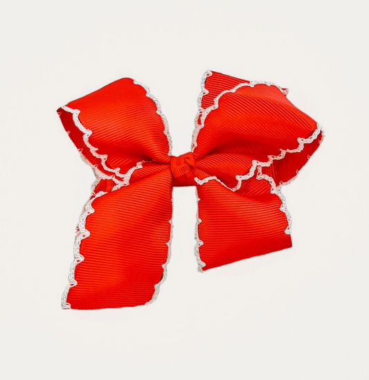 Hattison Bow - Red/White Trim