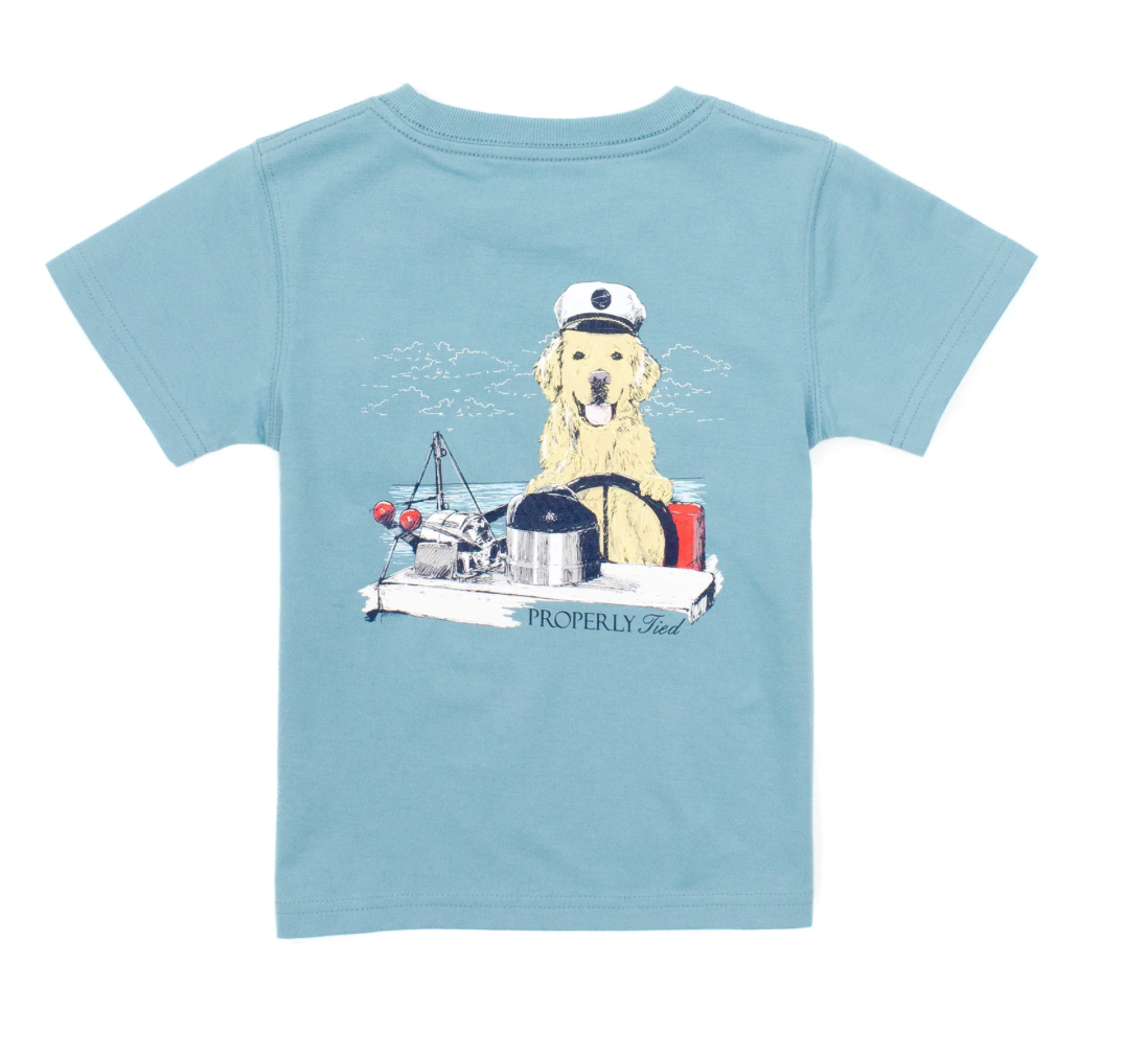 Boys Golden Captain Tee