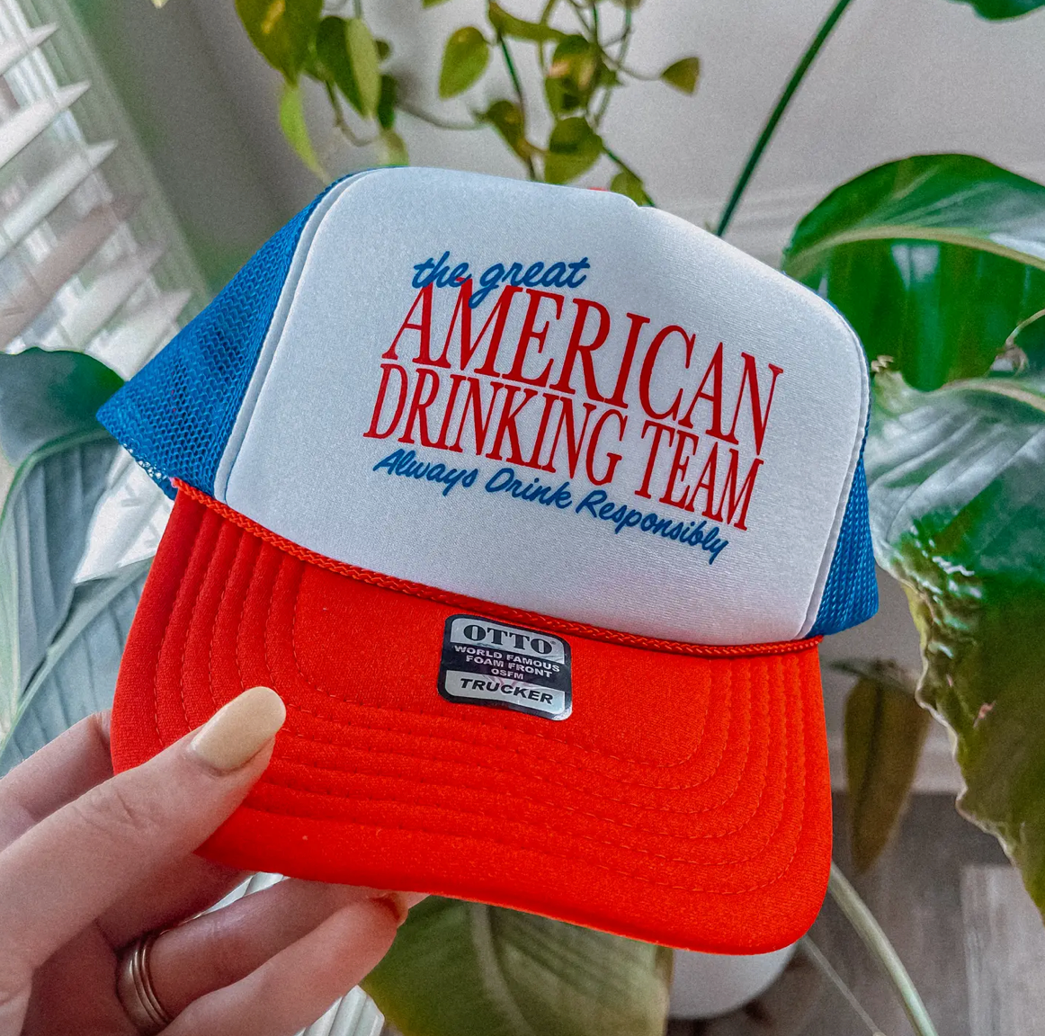 The Great American Drinking Team Trucker Hat