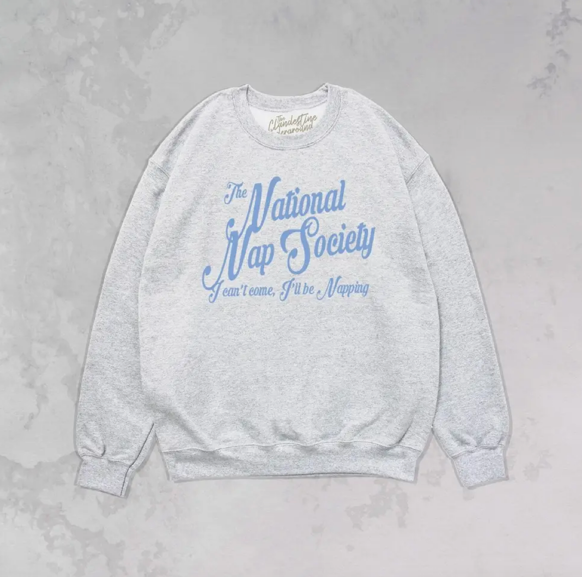 National Nap Society Oversized 90's Sweatshirt