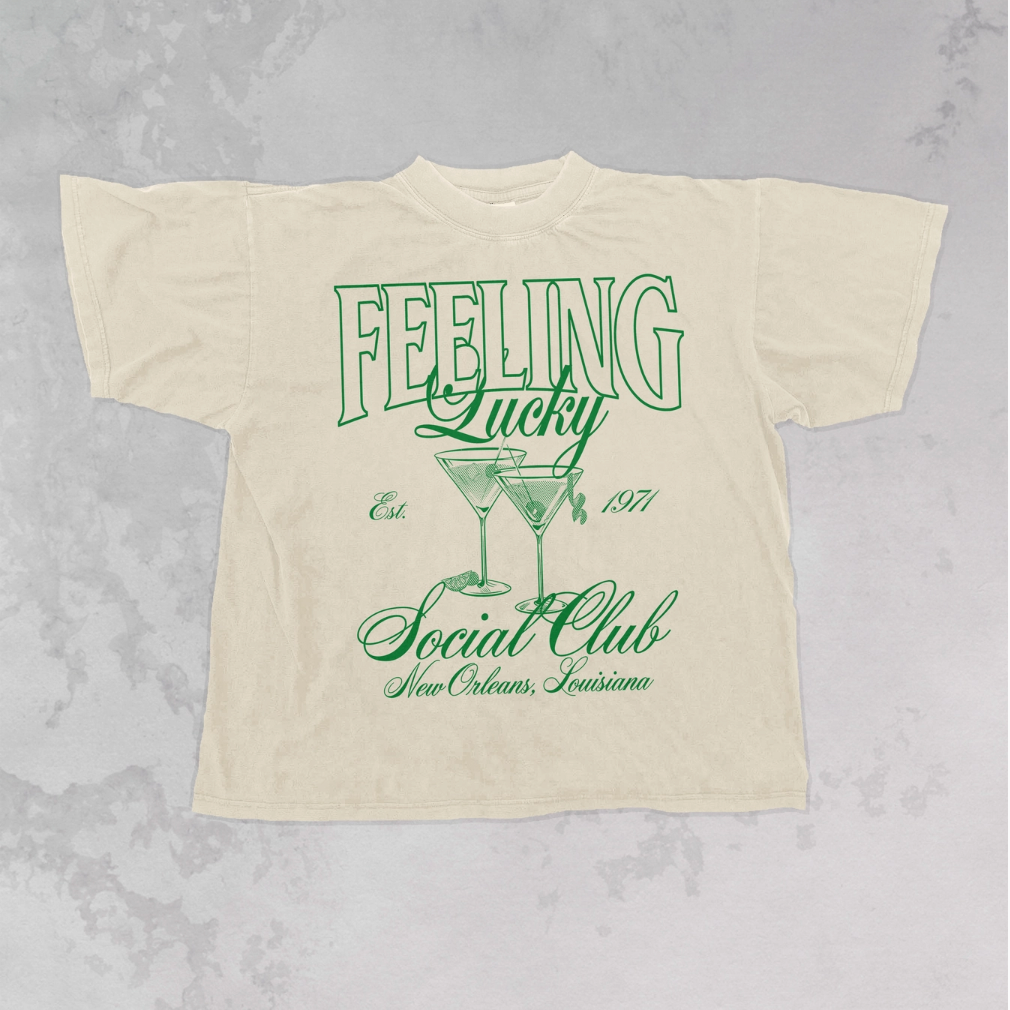 Feeling Lucky Nola Social Club Oversized T-Shirt