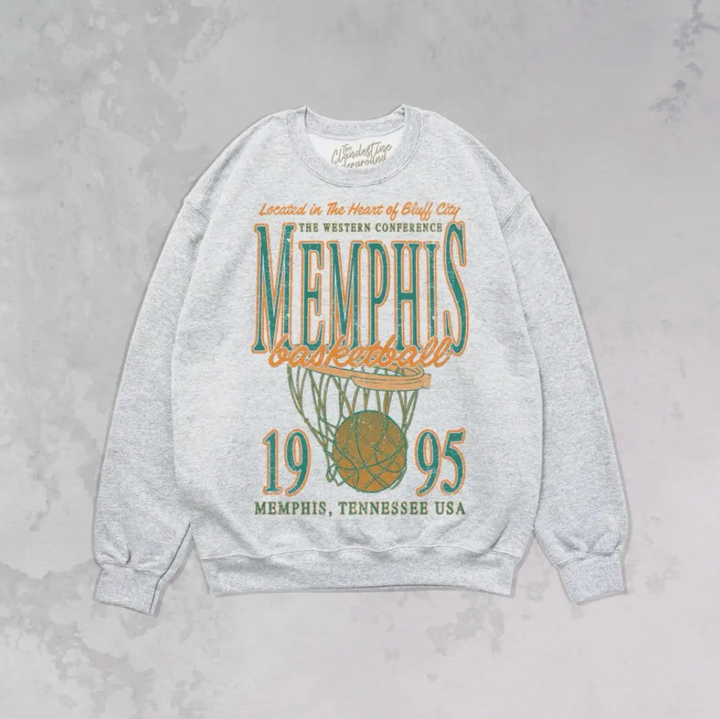 90's Grizzlies Oversized Sweatshirt