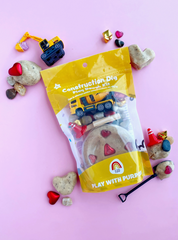 Valentines "I Dig You" Construction Play Dough Kit