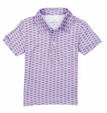 Boys Inlet Polo - Freedom Flag