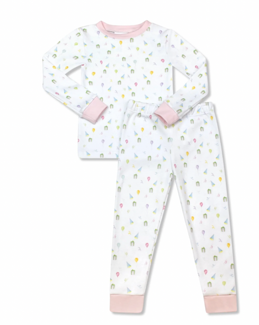 Sweet Pea PJ Set - Pink Party