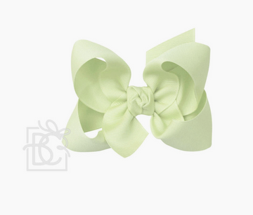 Signature Grosgrain Bow on Clip - Green