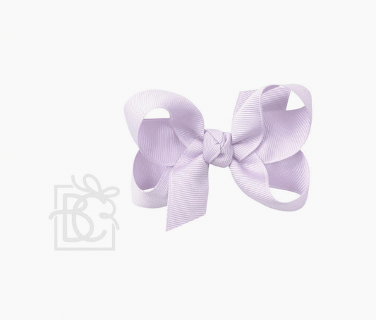 Signature Grosgrain Bow on Clip - Lavender