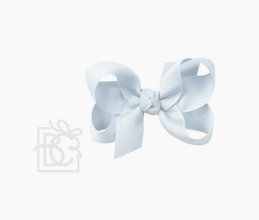 Signature Grosgrain Bow on Clip - Powder Blue