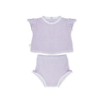 Flutter Sleeve Diaper Set - Lavender