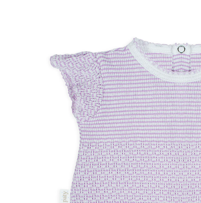 Flutter Sleeve Diaper Set - Lavender