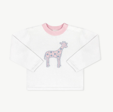 Cozy Up Sweater - Sterling White/Giraffe