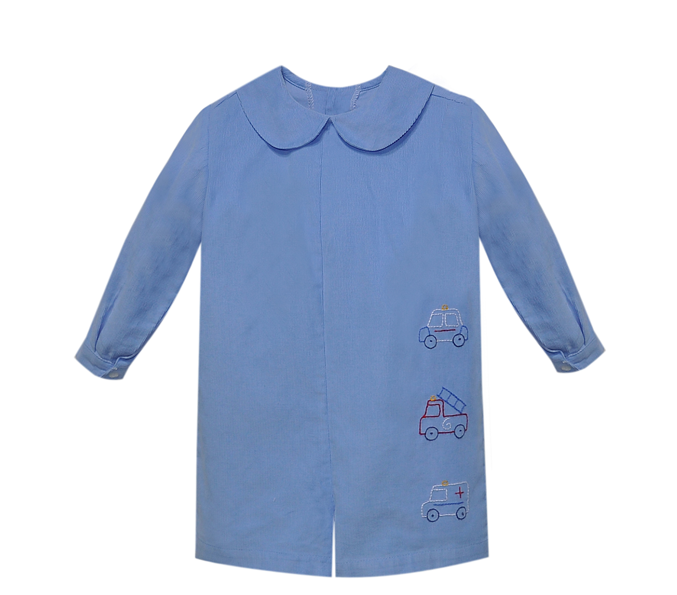 Rowan Romper - Rescue Cars