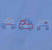Rowan Romper - Rescue Cars