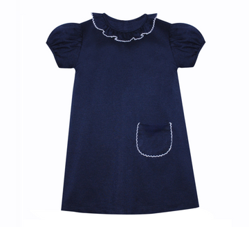 Gemma Knit Dress - Navy