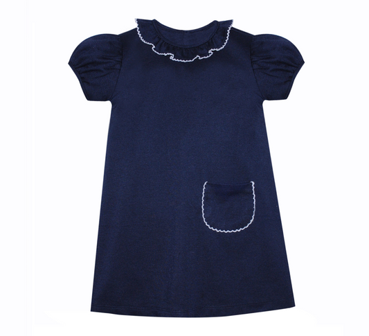 Gemma Knit Dress - Navy