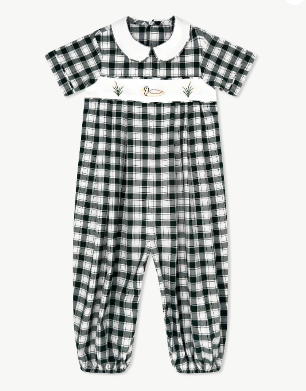 River Romper - Gardner Green Check