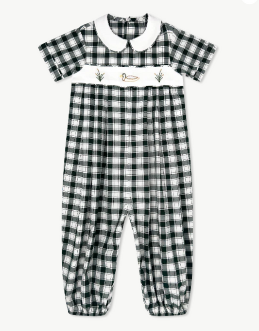 River Romper - Gardner Green Check