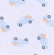 Pumpkin Patch Fun Footie - Blue