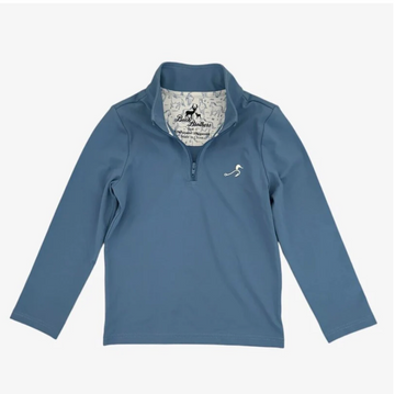 Beau Quarter Zip - Lake Blue