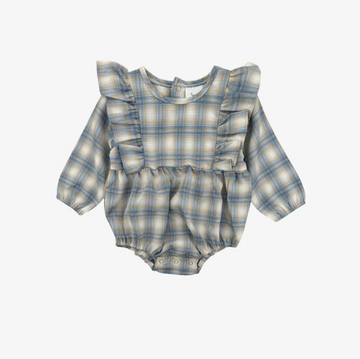 Vivian Bubble - Blue Plaid