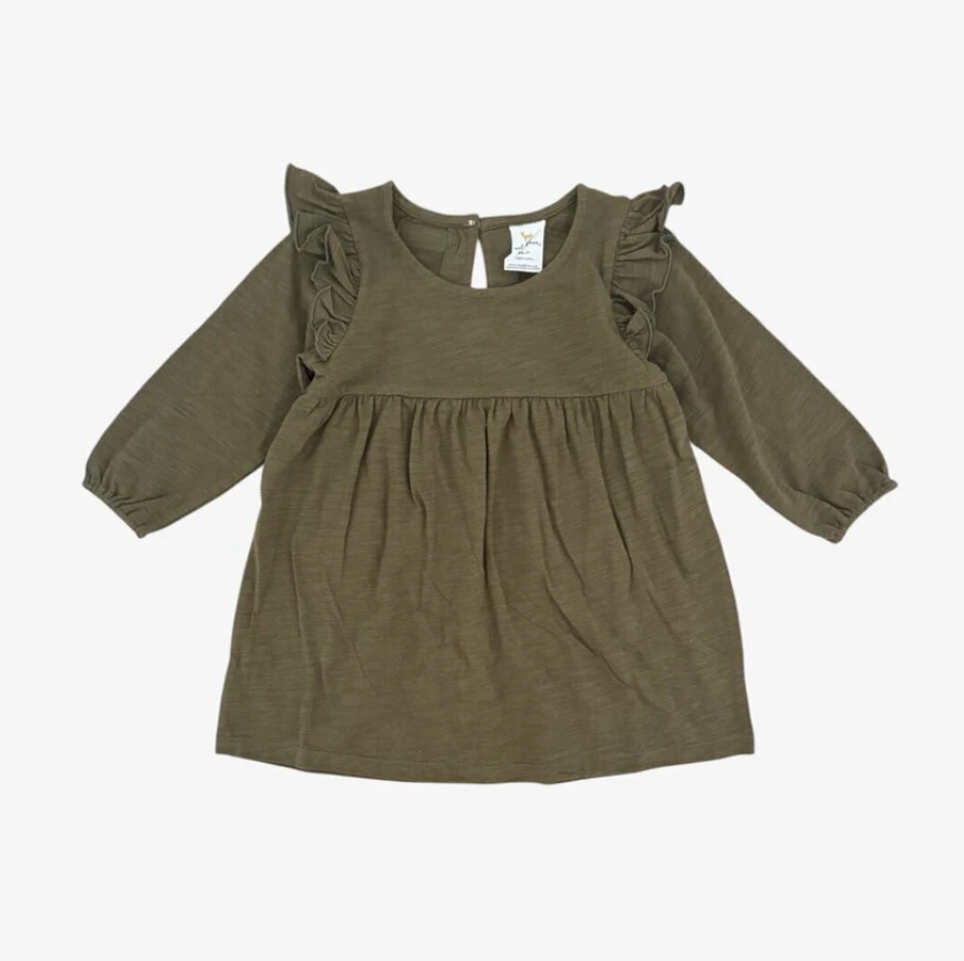 Cora Dress - Mallard Green