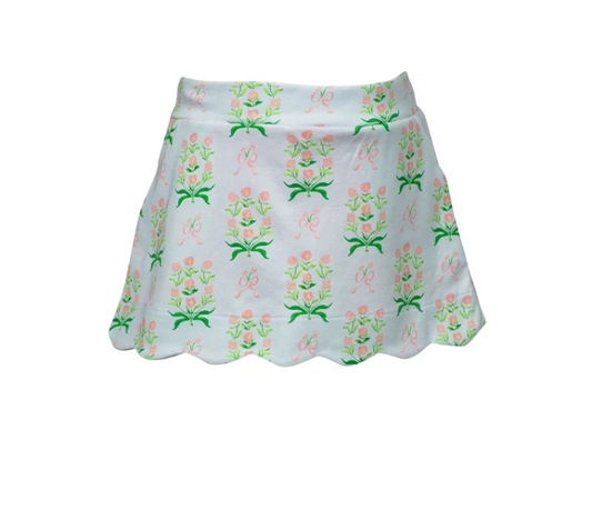 Margot Scalloped Skort