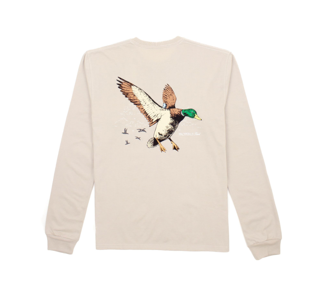 Mallard Flight Tee - Linen