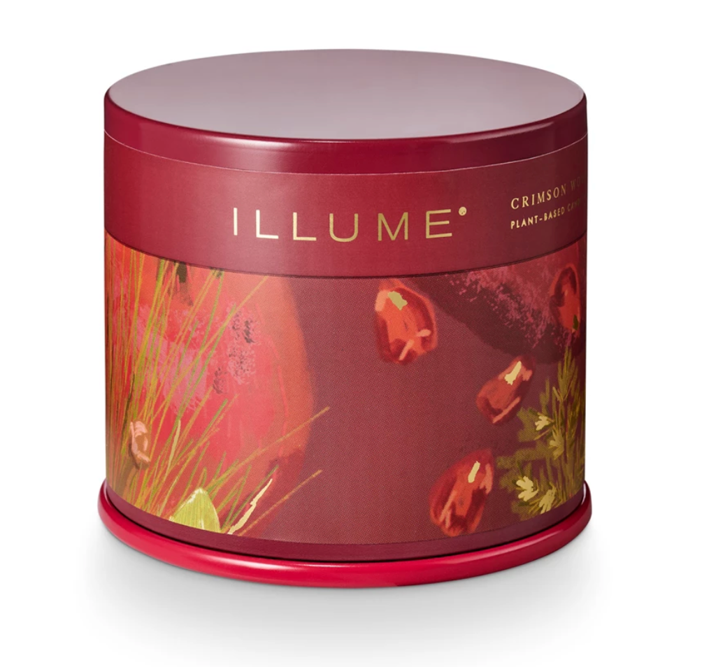 Crimson Woods Vanity Tin Candle