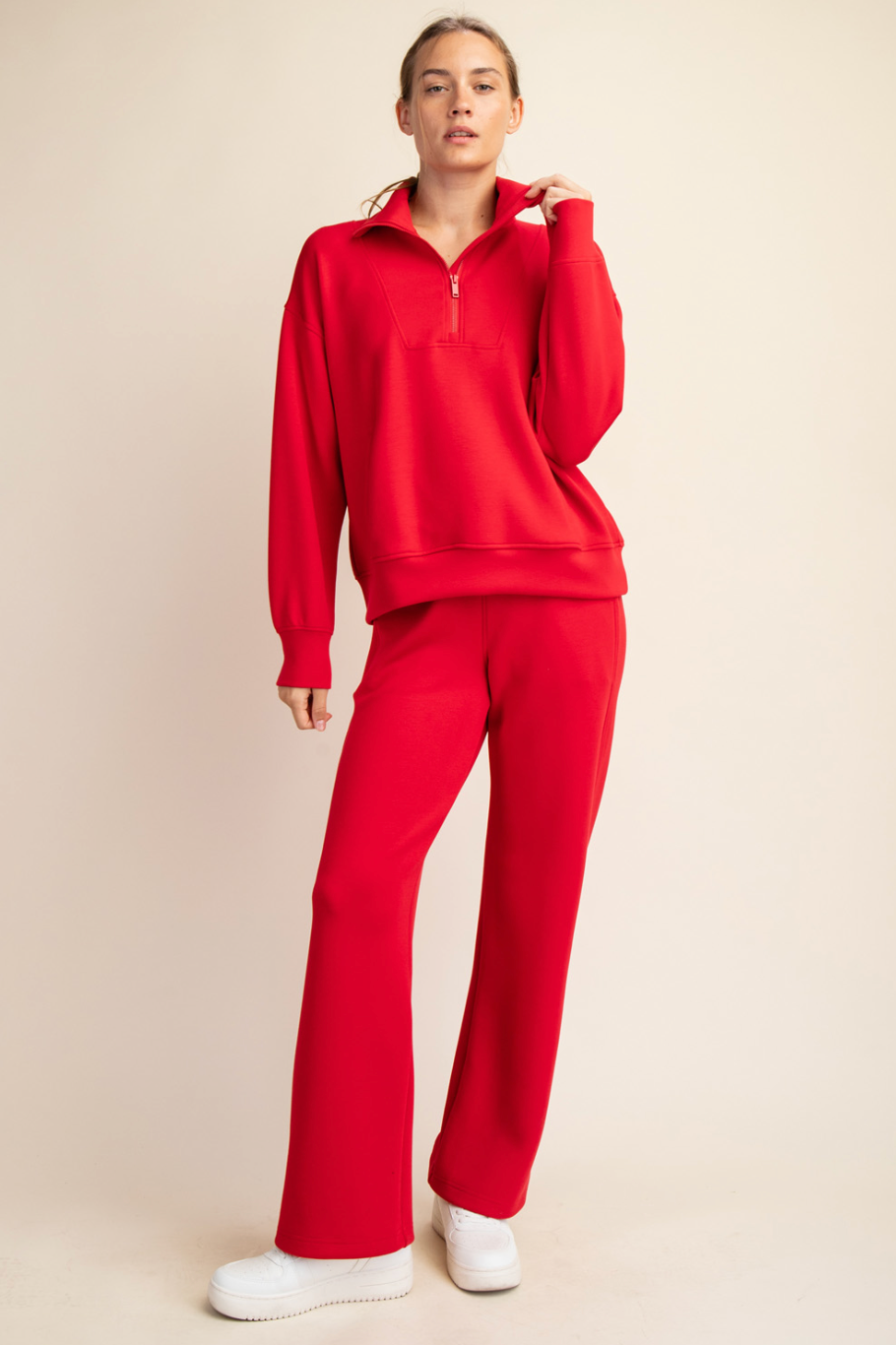 Mallory Scuba Set - True Red PREORDER