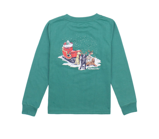 Sleigh Dogs Tee - Teal