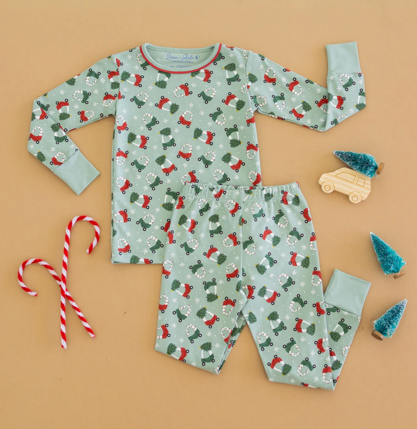 Deck The Wheels Pajamas