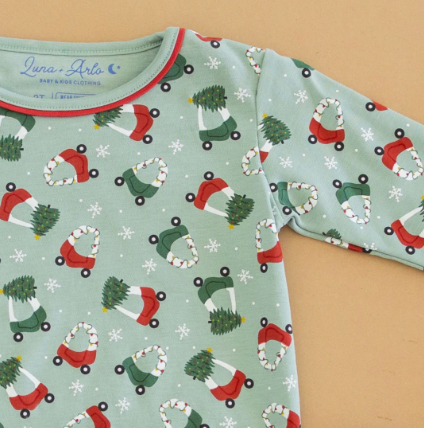 Deck The Wheels Pajamas