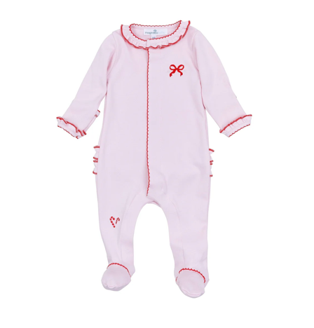 Candy Cane Lane Footie