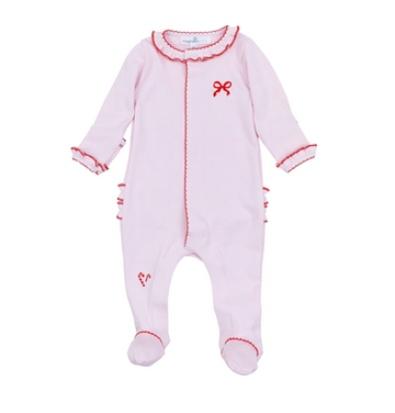 Candy Cane Lane Footie