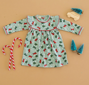 Toddler Dress - Deck The Wheels