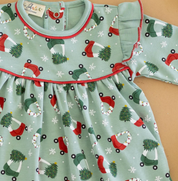 Toddler Dress - Deck The Wheels