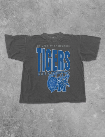 90s Memphis Tigers Basketball Boxy Tee