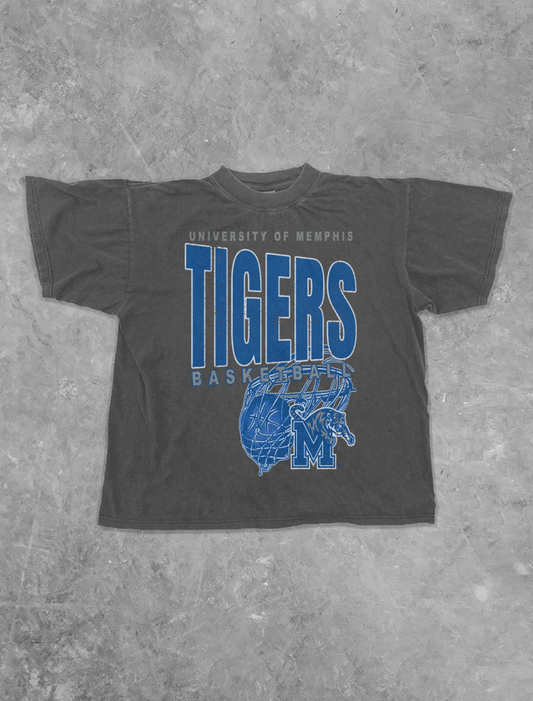 90s Memphis Tigers Basketball Boxy Tee