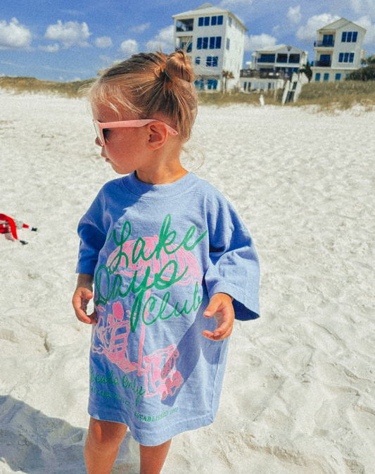 Lake Days Club Boxy Tee - Kids