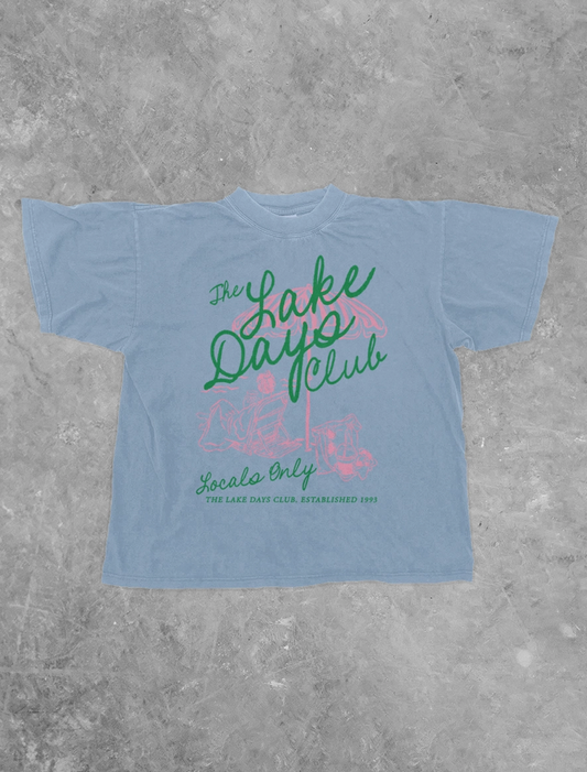 Lake Days Club Boxy Tee