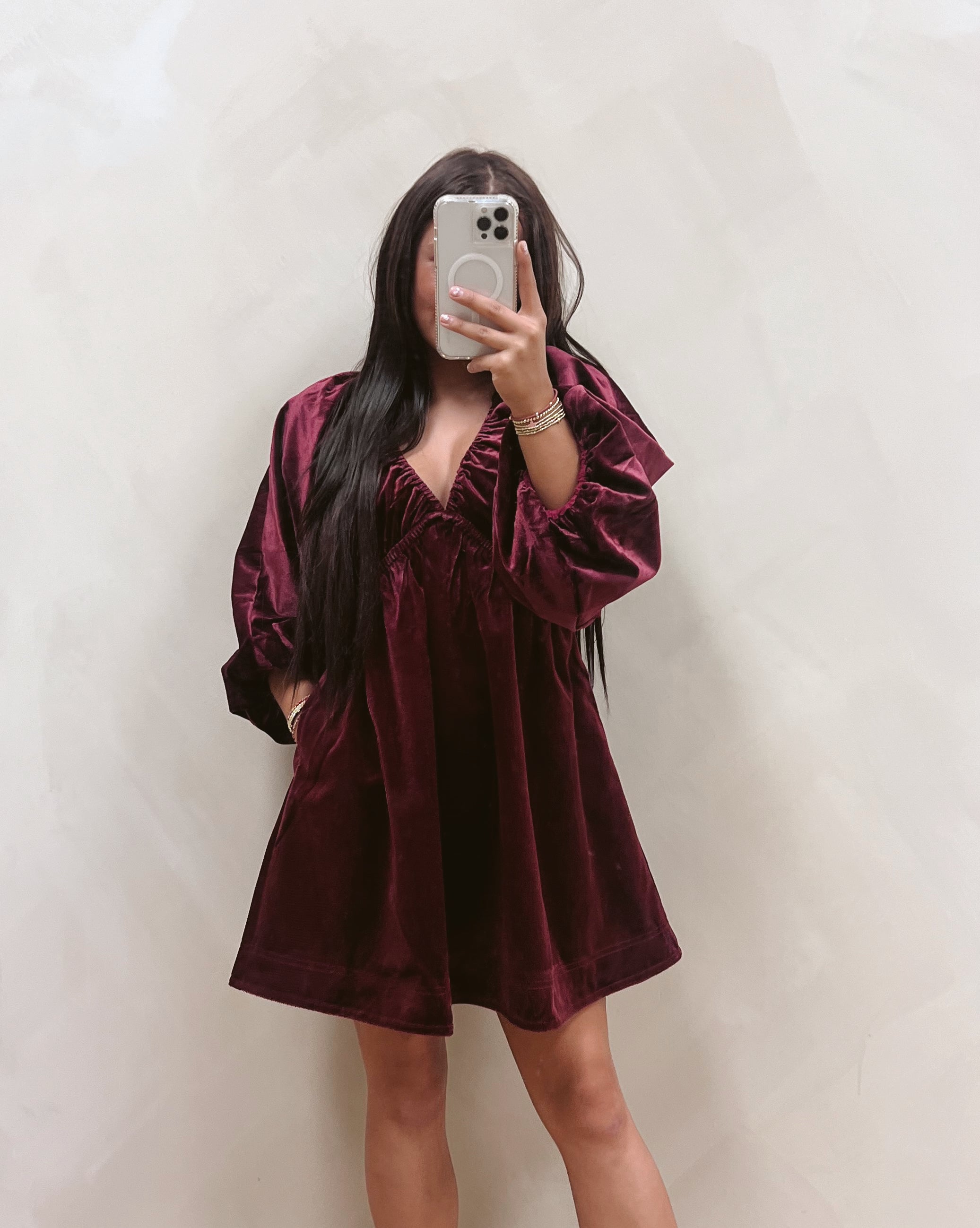 Blair Dress - Burgundy