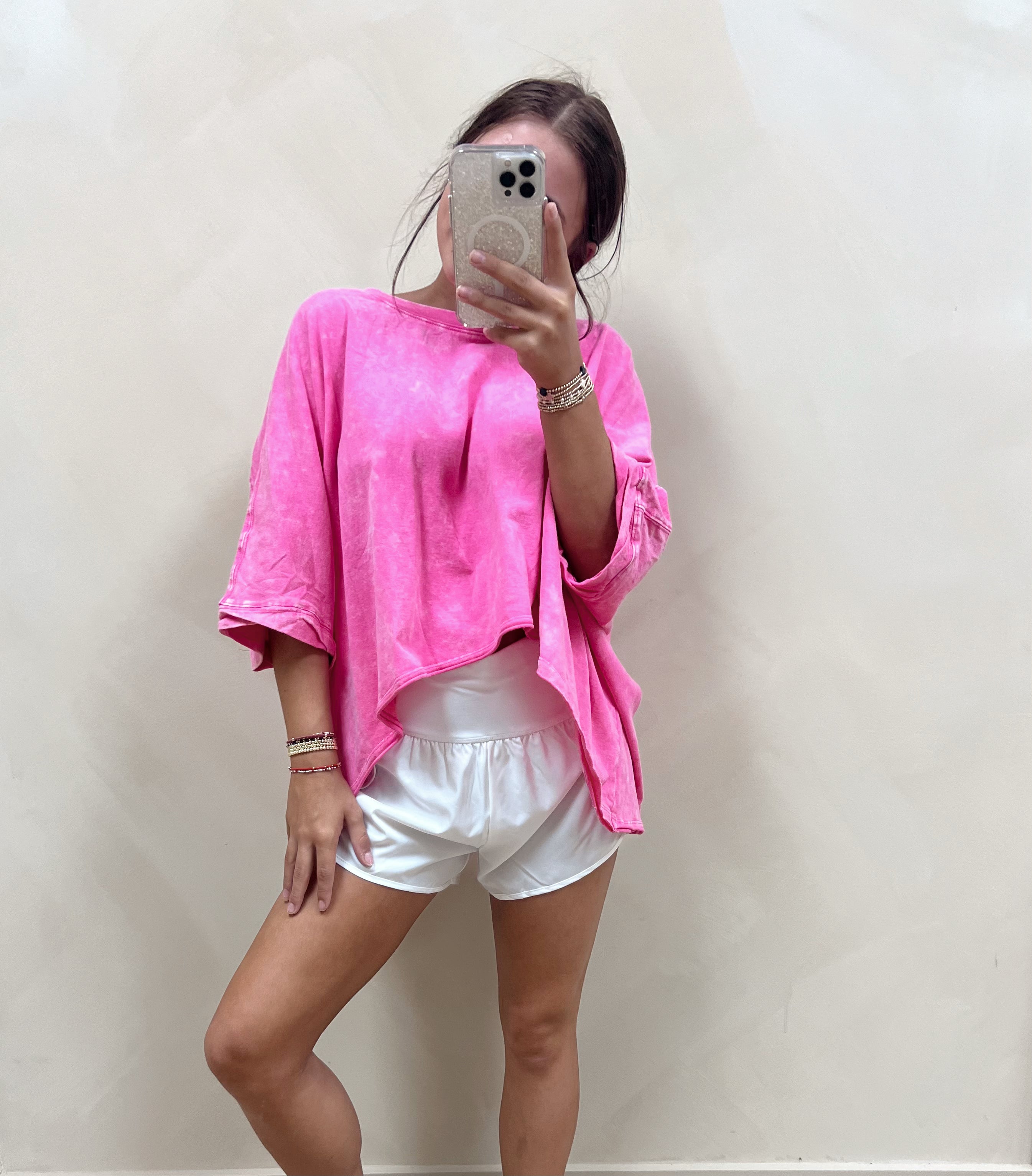 Saige Top - Bubble Pink