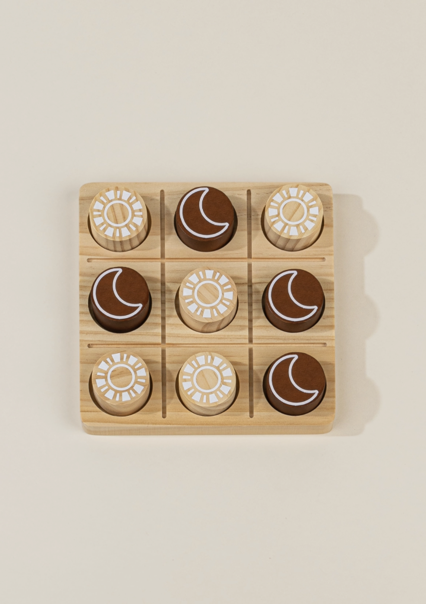 Wooden Tic Tac Toe Set