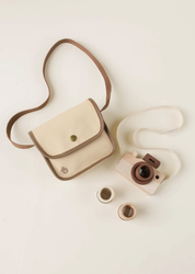 Wooden Camera With Bag