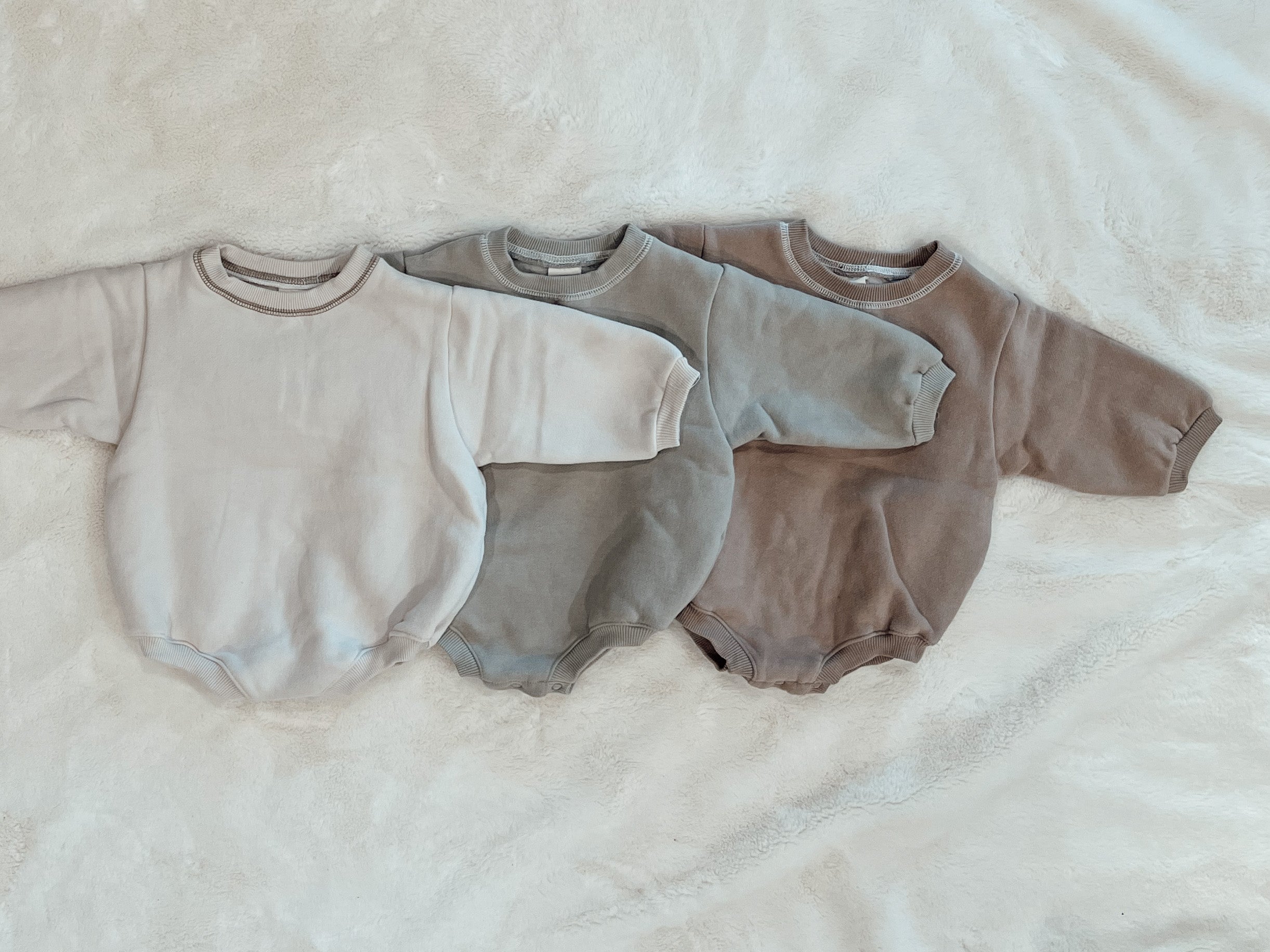 Basic Sweatshirt Bodysuit