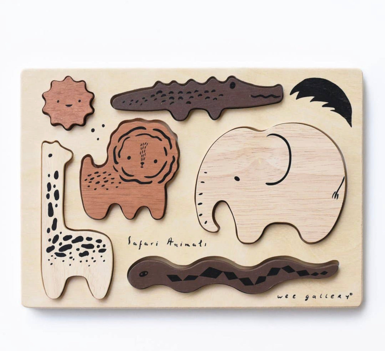 Wooden Puzzle - Safari