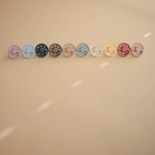 Frigg Moon Silicone Pacifier - Sage/Portobello (0-6m)