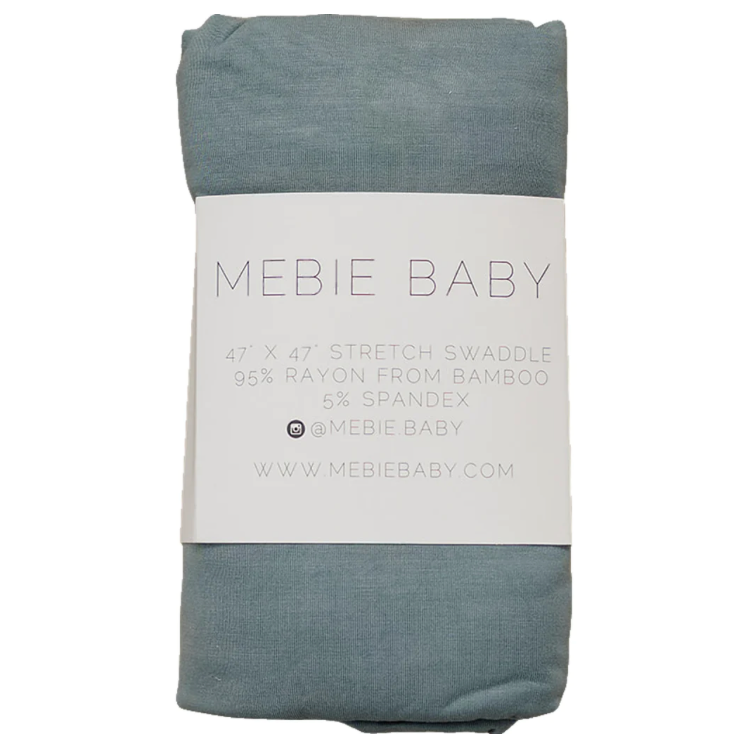 Bamboo Stretch Swaddle - Dusty Blue